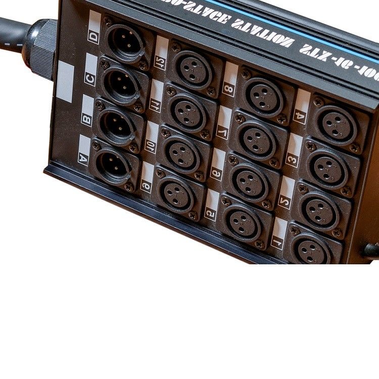 20 चैनल नाग केबल कम प्रोफ़ाइल XLR भेजें सर्किट बोर्ड XLR स्प्लिटर 100 फीट