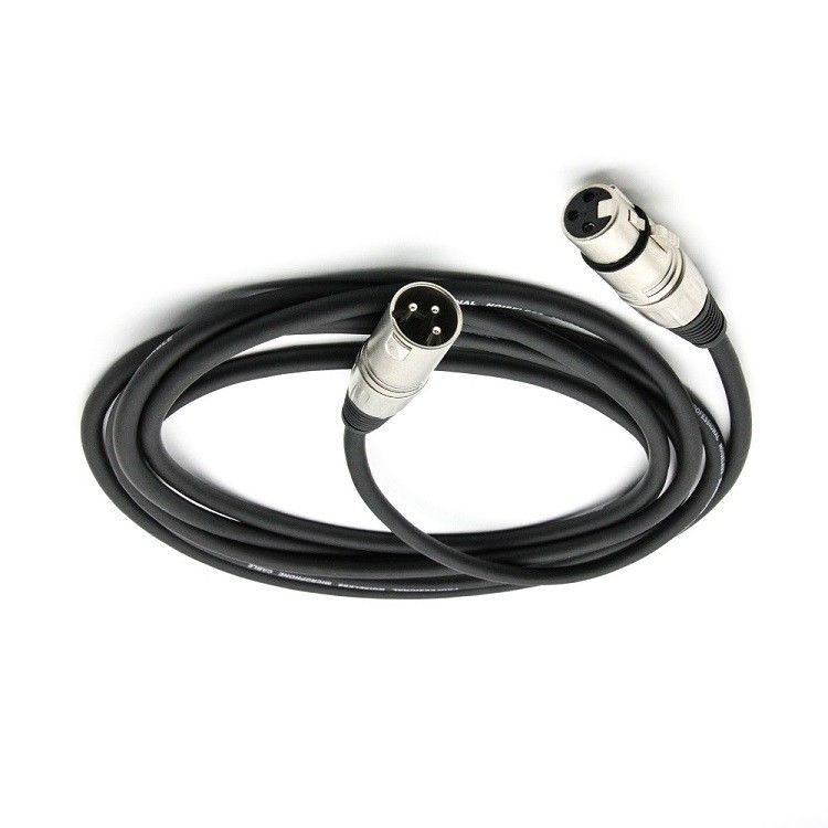 6.5mm XLR माइक्रोफोन कॉर्ड 30 फीट स्पीकर के लिए ऑक्सीजन मुक्त तांबे कंडक्टर के साथ
