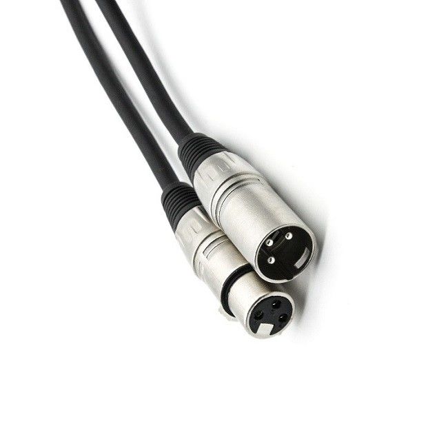 3 पिन XLR माइक्रोफोन केबल पुरुष से महिला माइक्रो कॉर्ड ब्लैक XLR केबल