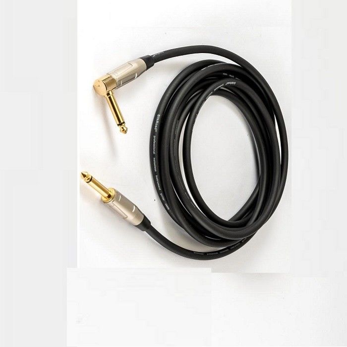22 Awg बास गिटार केबल 1/4 इंच सीधा 1/4 इंच कोण बास एम्प कॉर्ड एम्प के लिए
