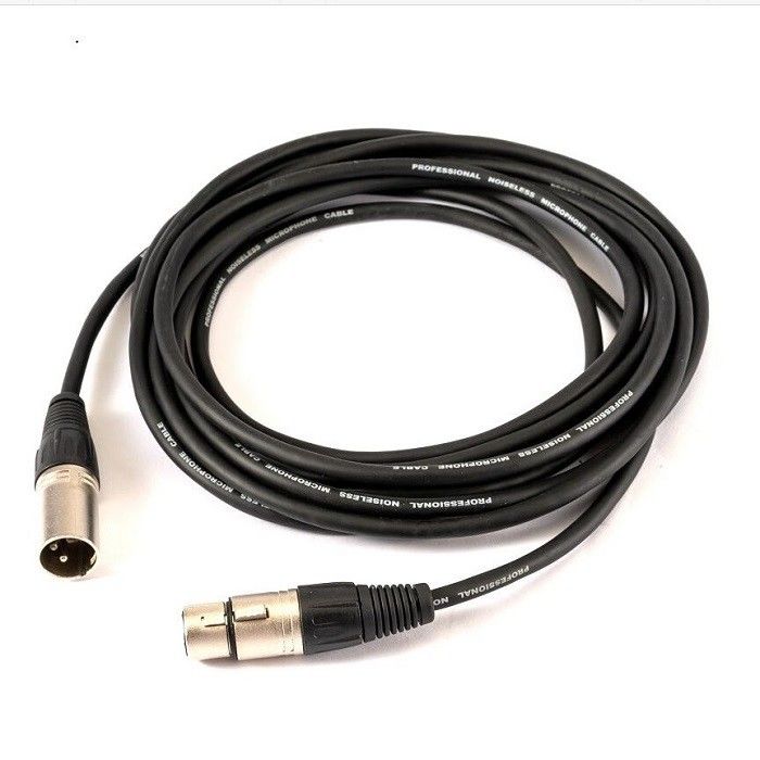 मिक्सर के लिए 10 फीट XLR पुरुष से महिला माइक्रोफोन केबल माइक्रो कॉर्ड